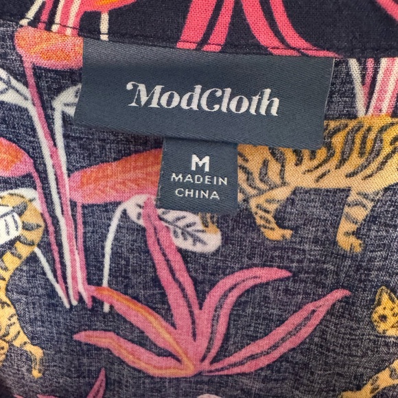 ModCloth Tigers Sleeveless Top M - Picture 3 of 3